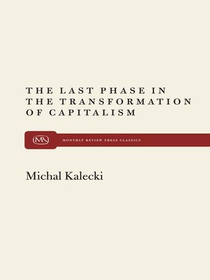 cover image of The Last Phase in Transformation